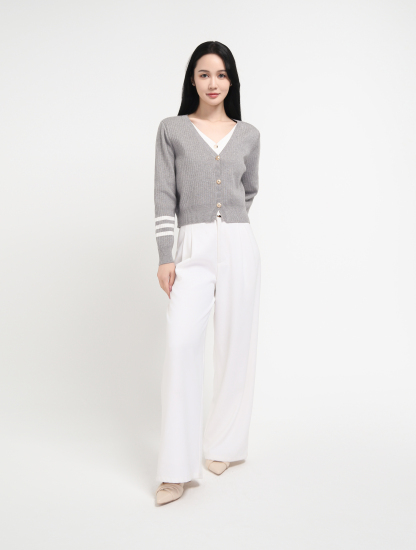 Fake Two Piece Knitted Jacket DJ077