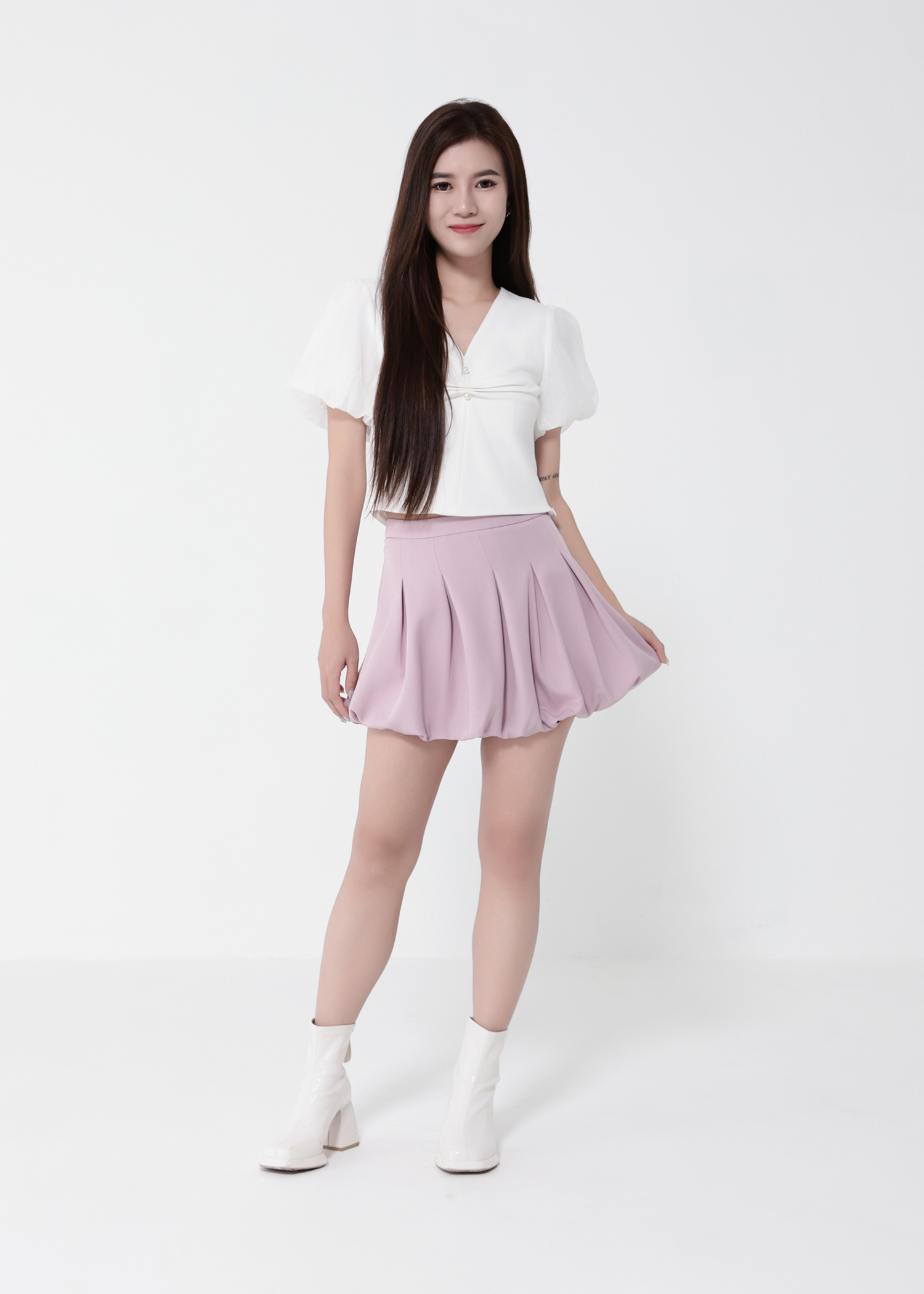 Flower Skirt Pants DJ085