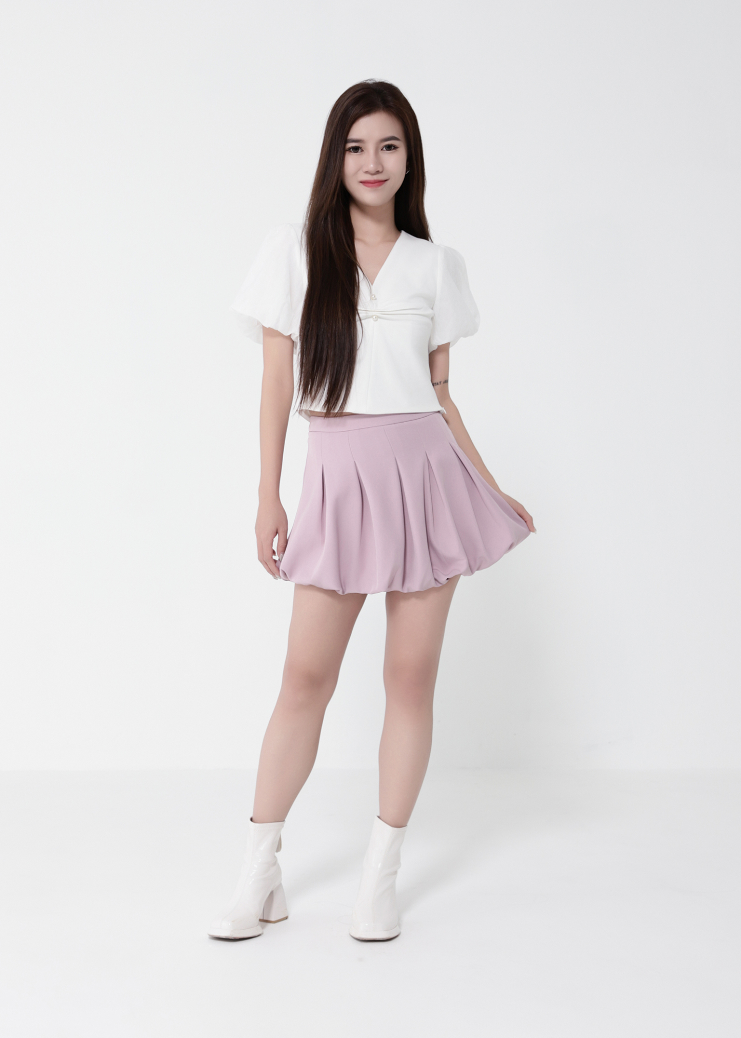 Flower Skirt Pants DJ085