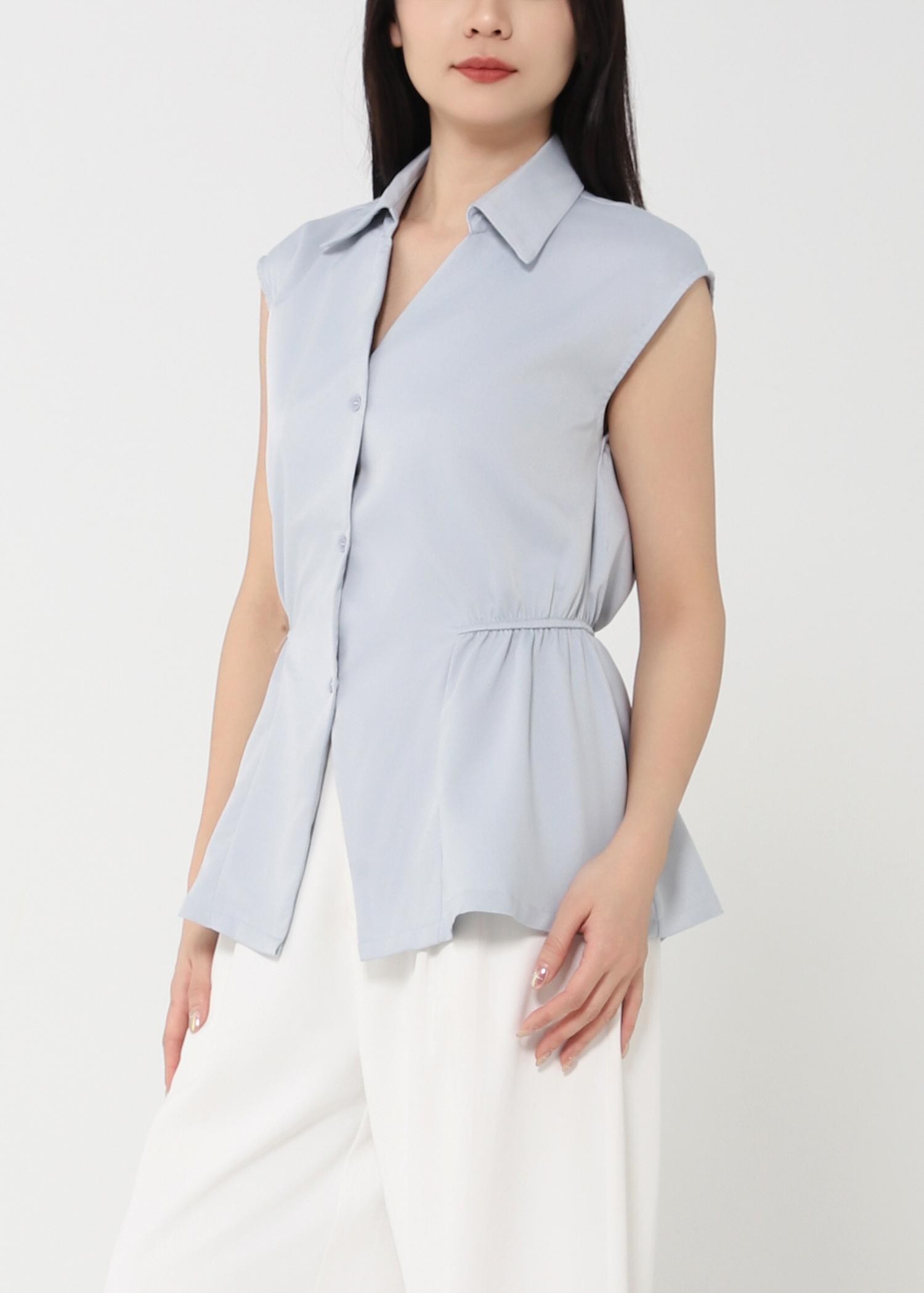 Basic Wear Waist Stretchable Blouse DJ089