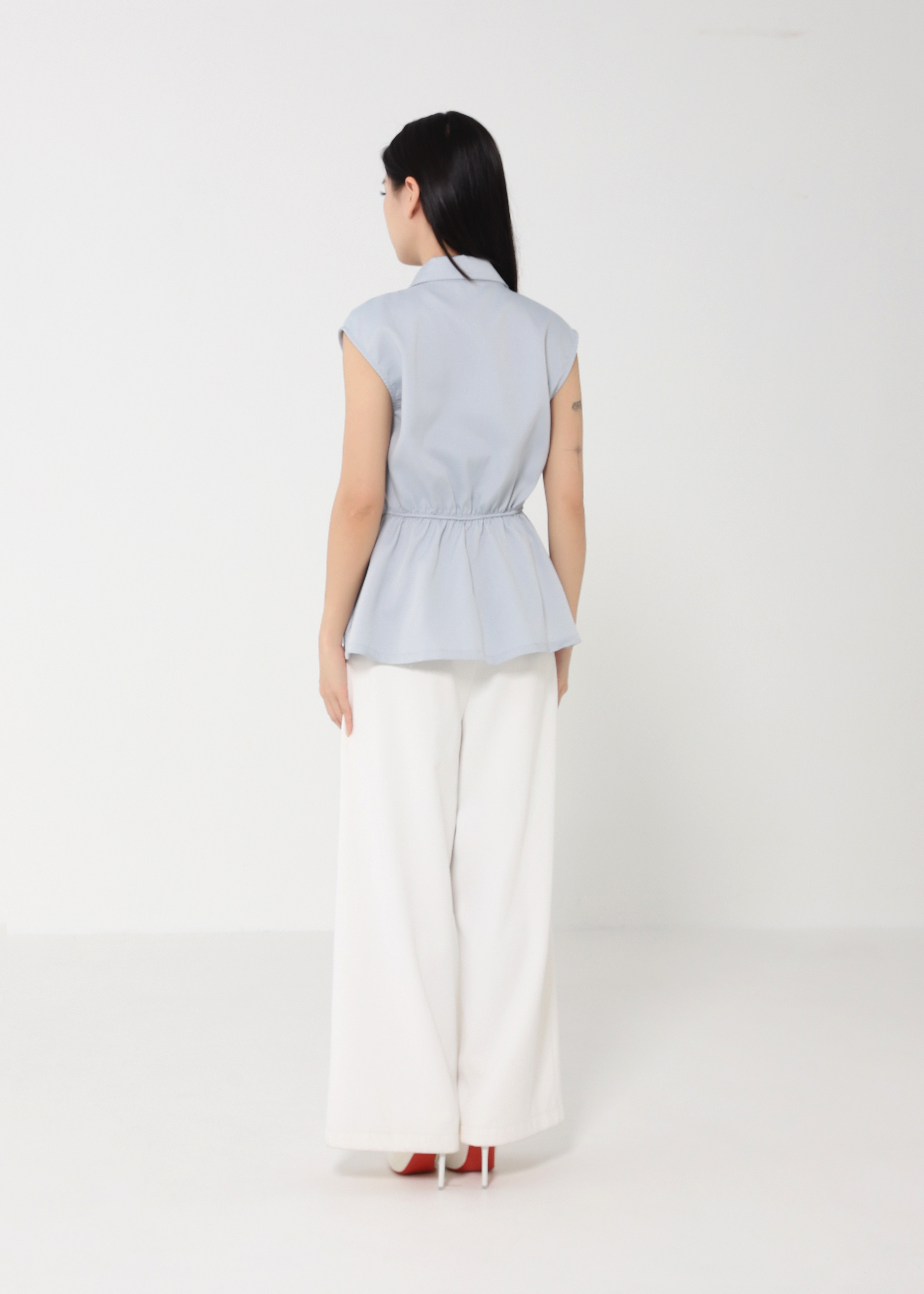 Basic Wear Waist Stretchable Blouse DJ089