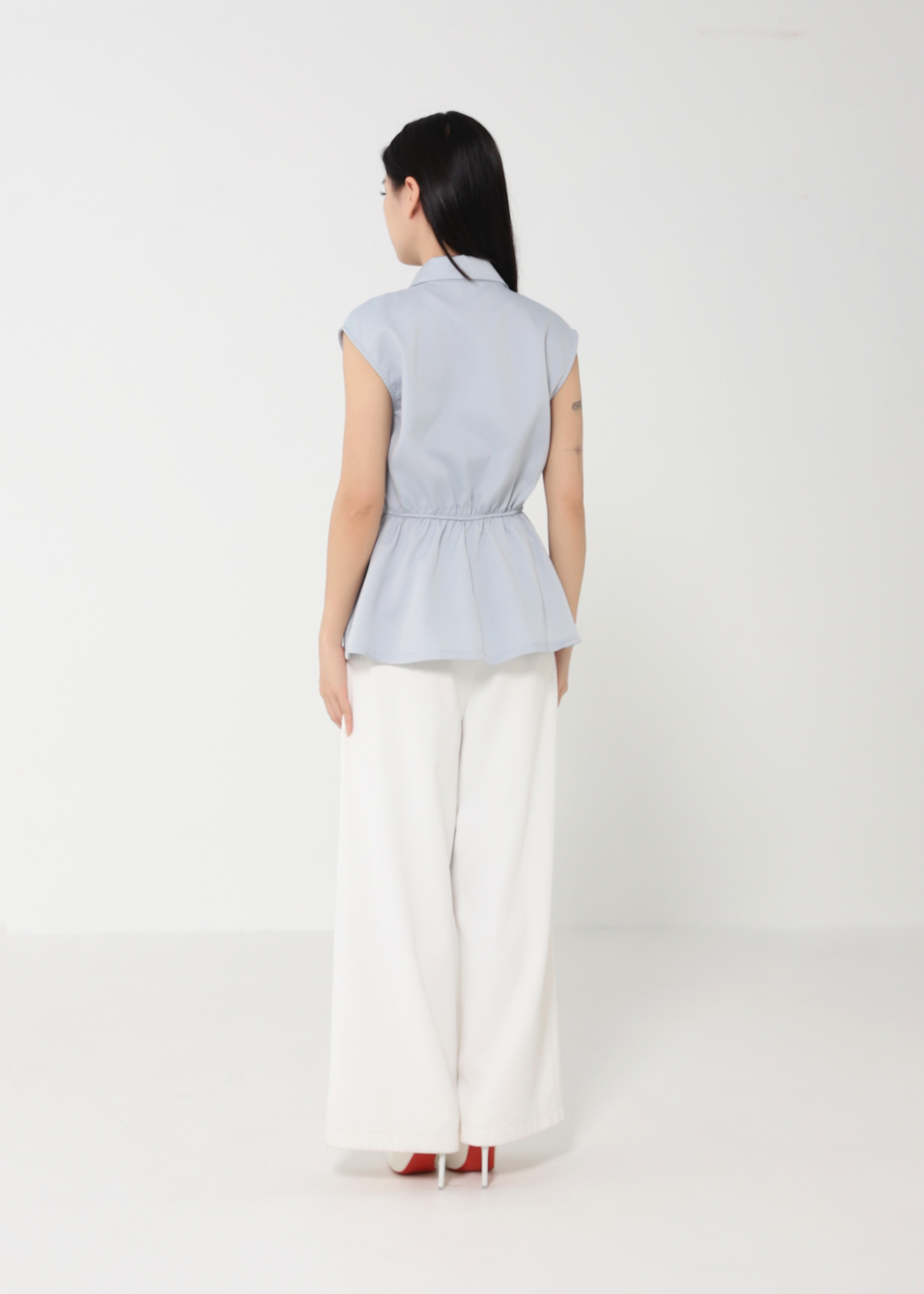 Basic Wear Waist Stretchable Blouse DJ089