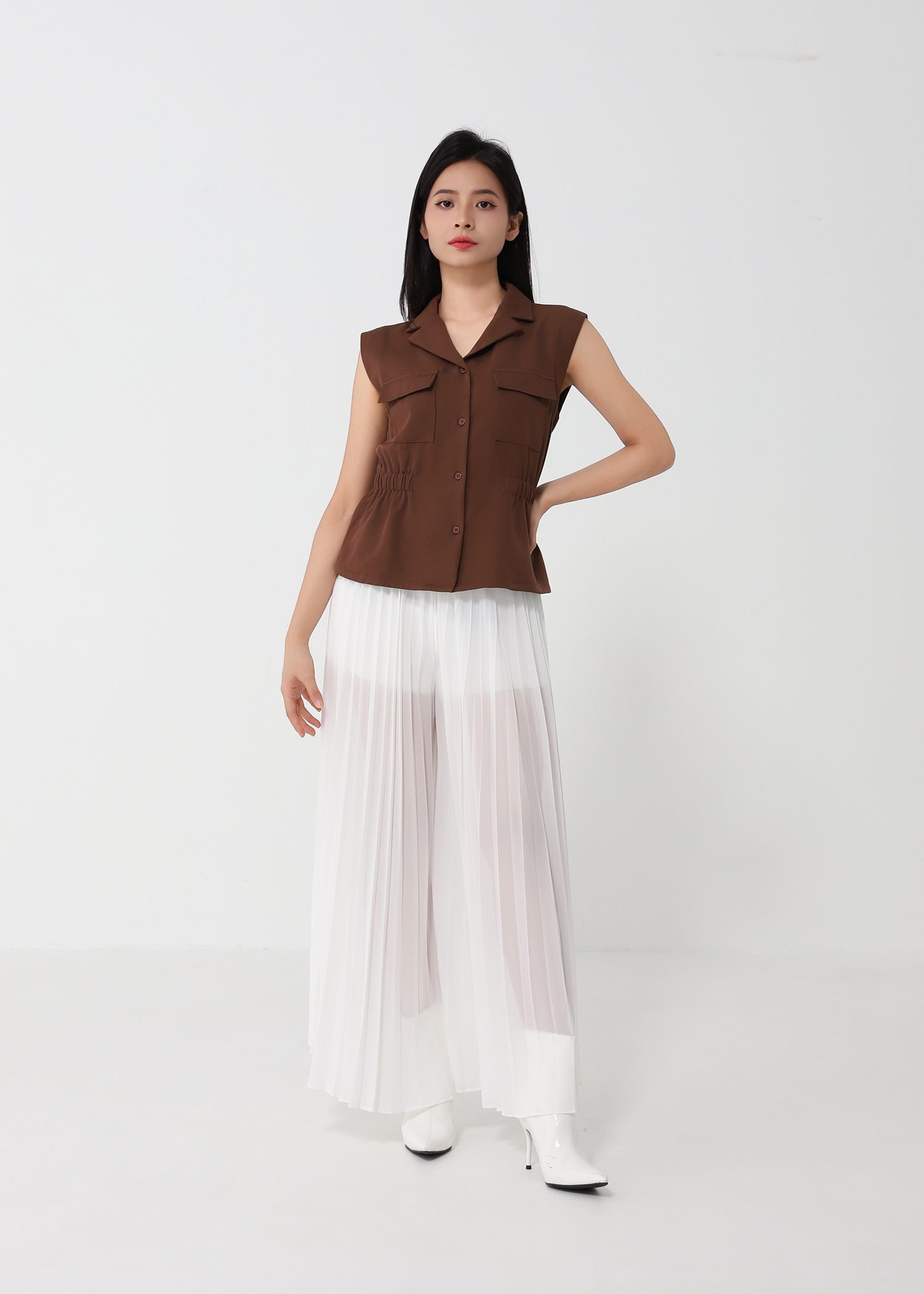 Waist Stretchable Blouse DJ090