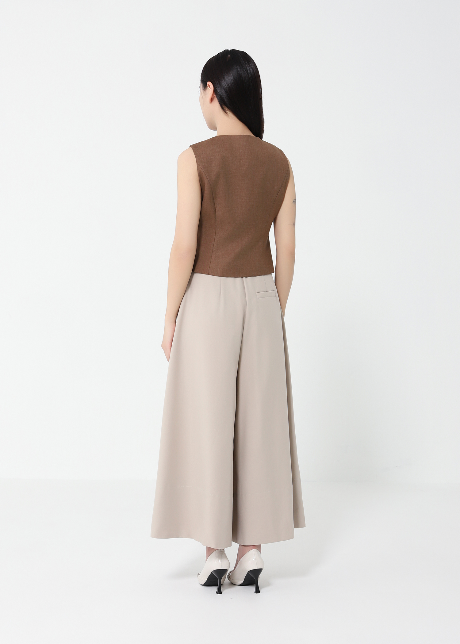 High Waist Wide Leg Long Pants DJ122