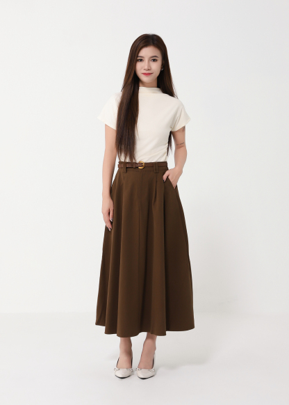 High Waist A Line Skirt DJ131