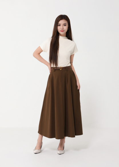 High Waist A Line Skirt DJ131