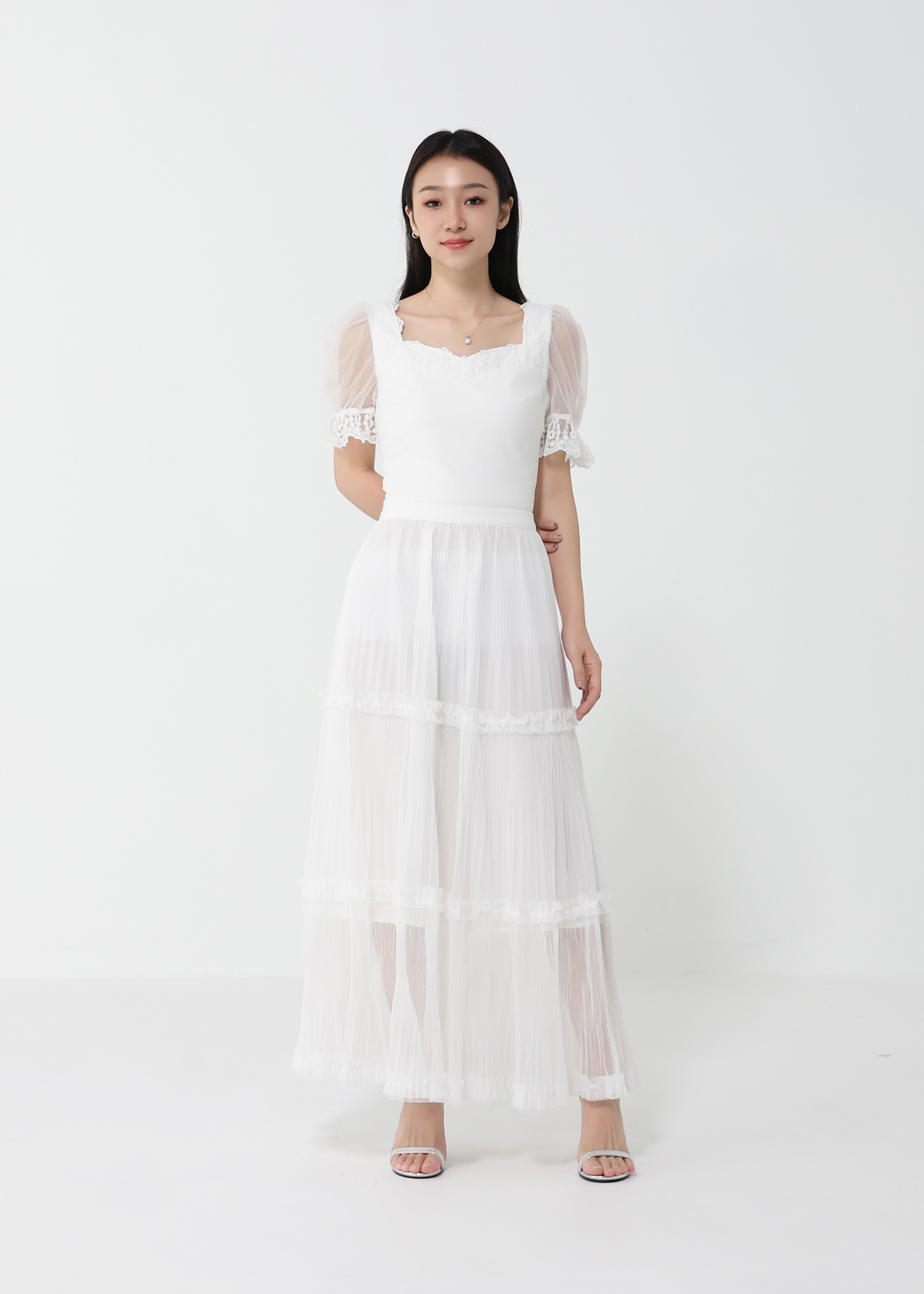 Net Layered Skirt DJ132
