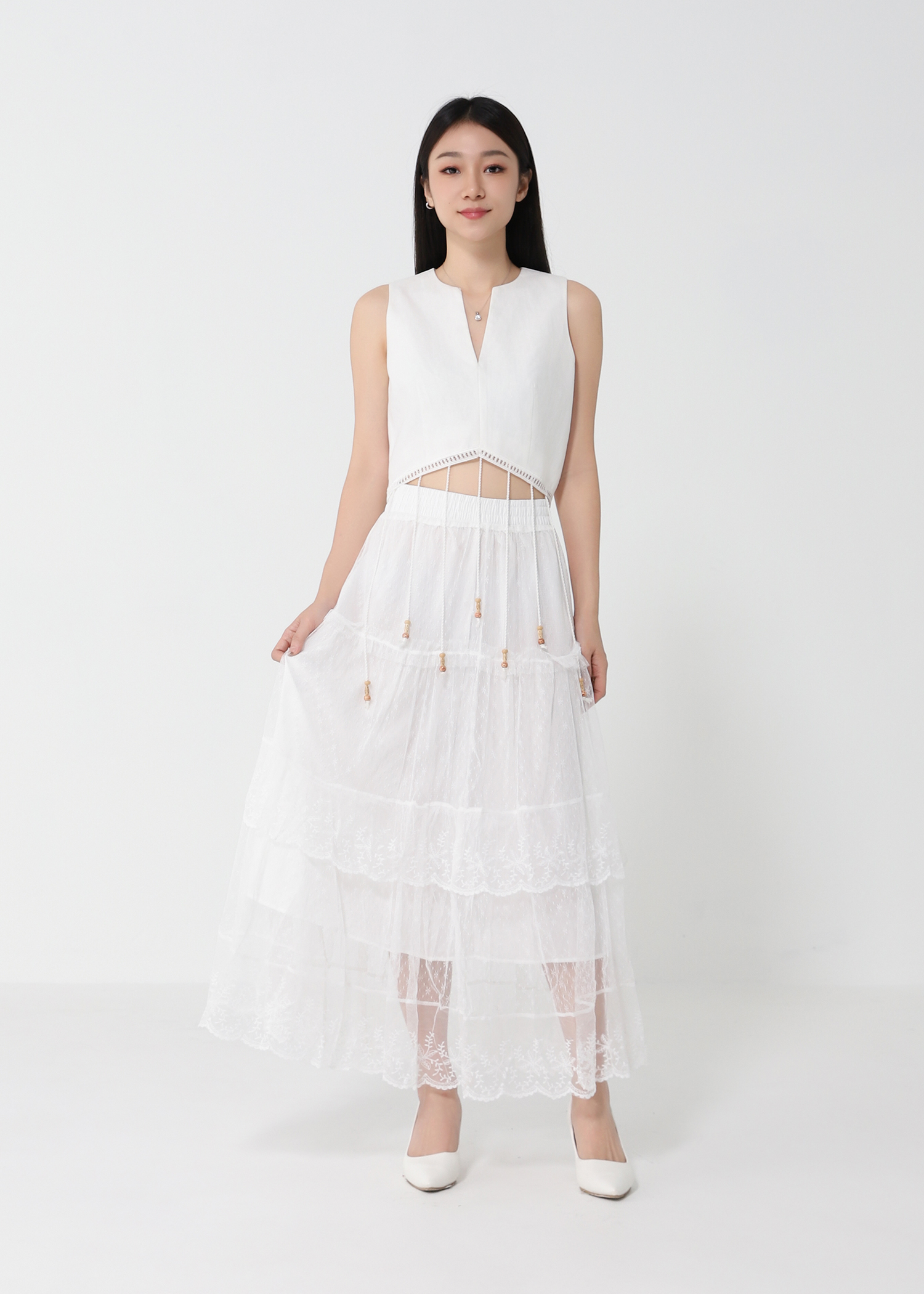 Net Lace Skirt DJ141