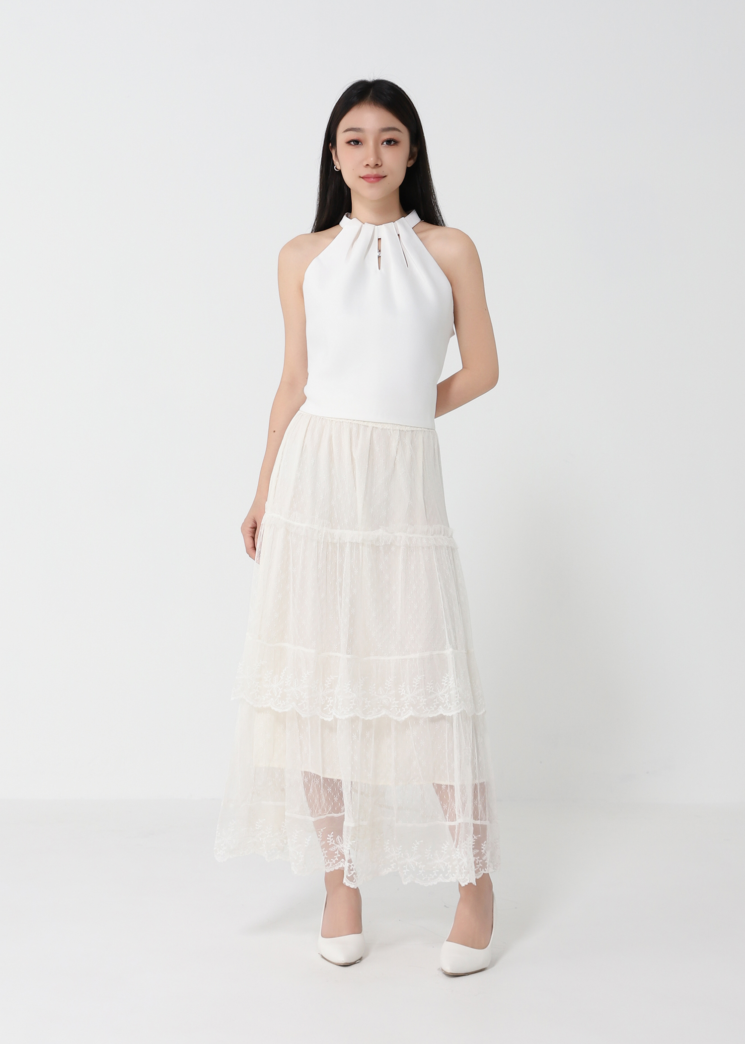 Net Lace Skirt DJ141