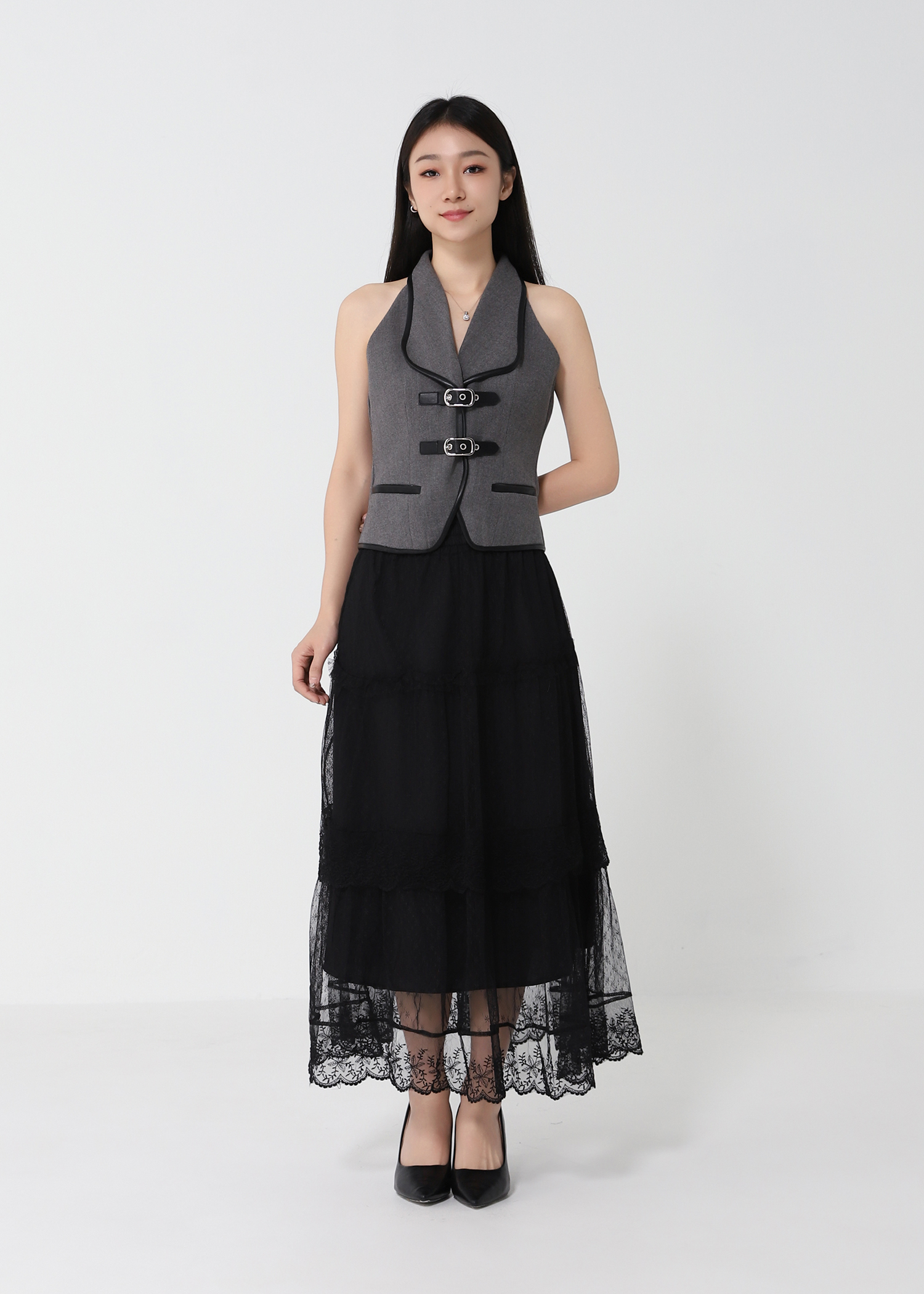 Net Lace Skirt DJ141