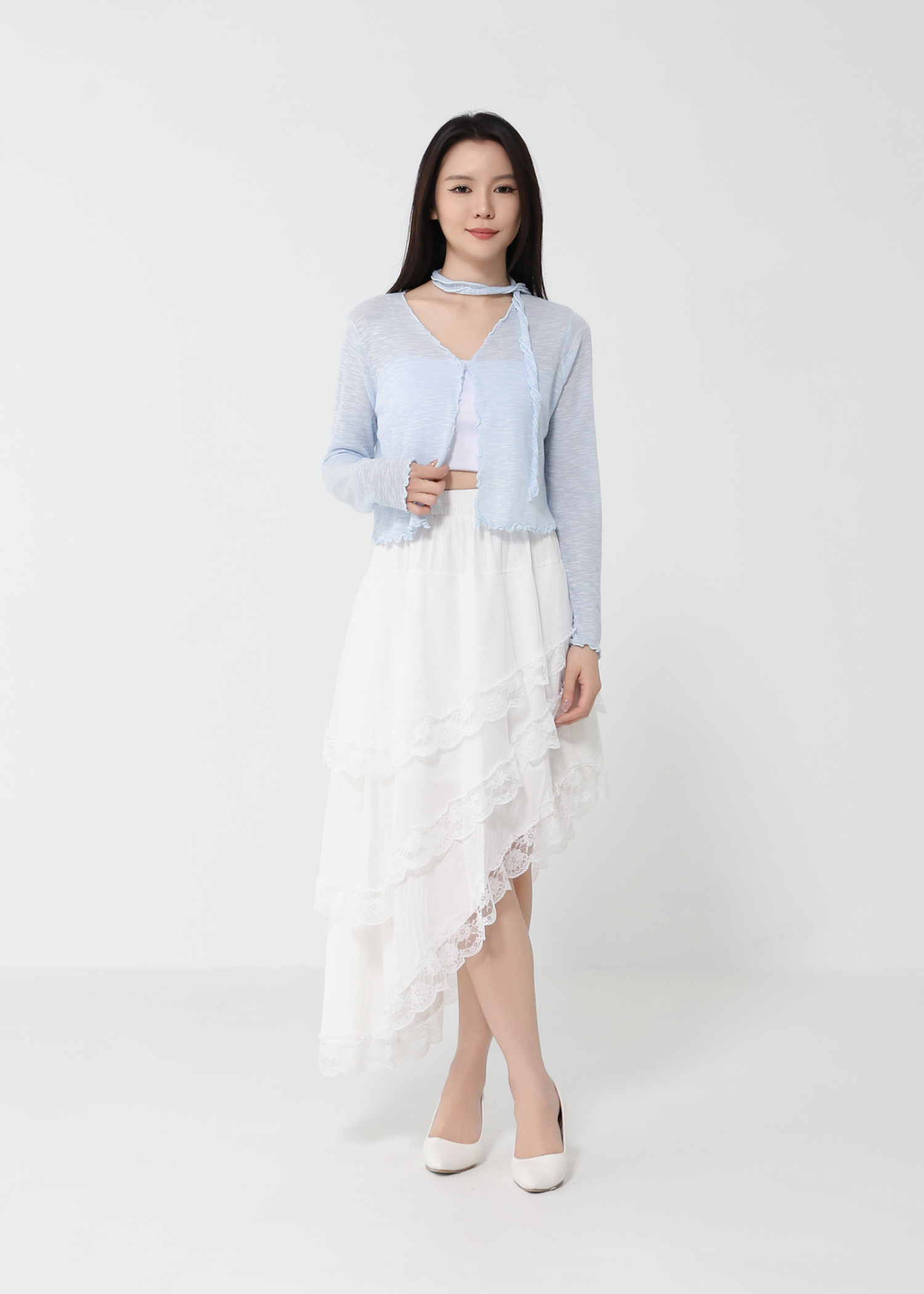 Silk Knitted Outerwear DJ149