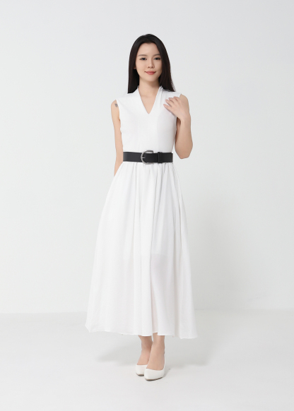 Elegant Wear With Belt Dress DJ150