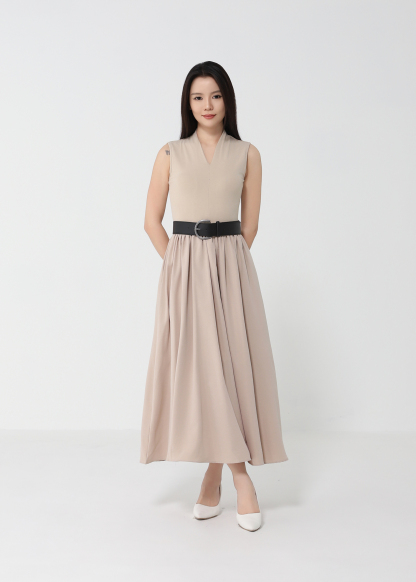 Elegant Wear With Belt Dress DJ150