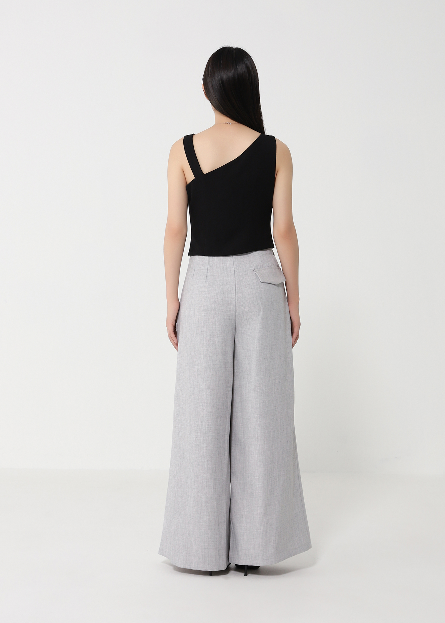 Hight Waist Wide Leg Long Pant DJ154