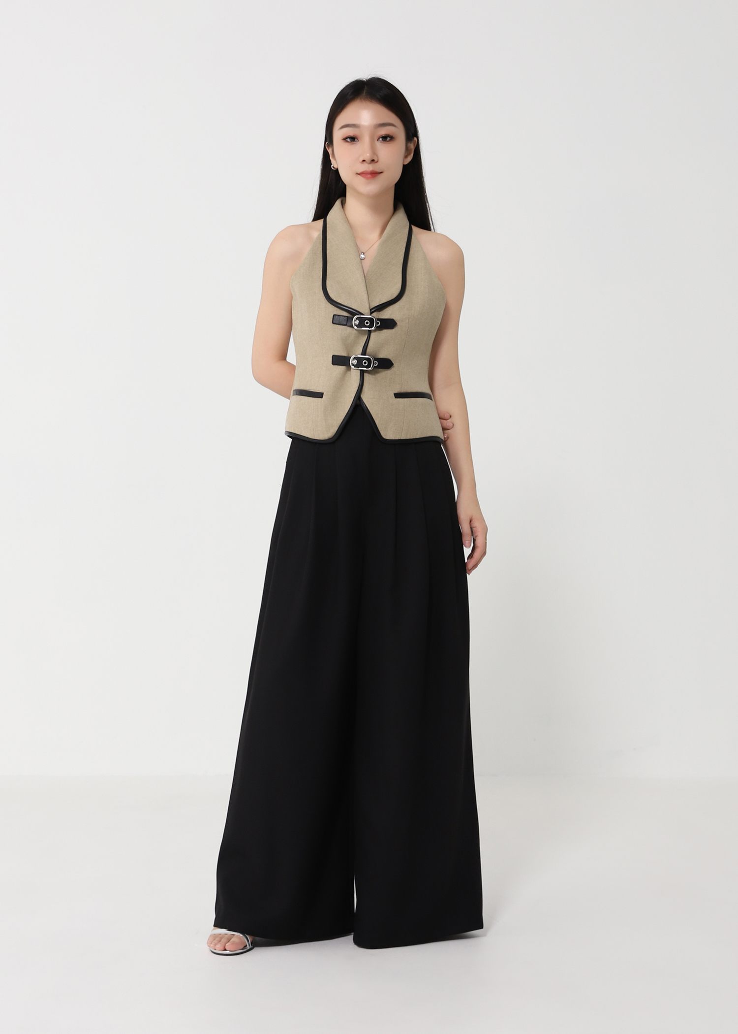 Hight Waist Wide Leg Long Pant DJ154