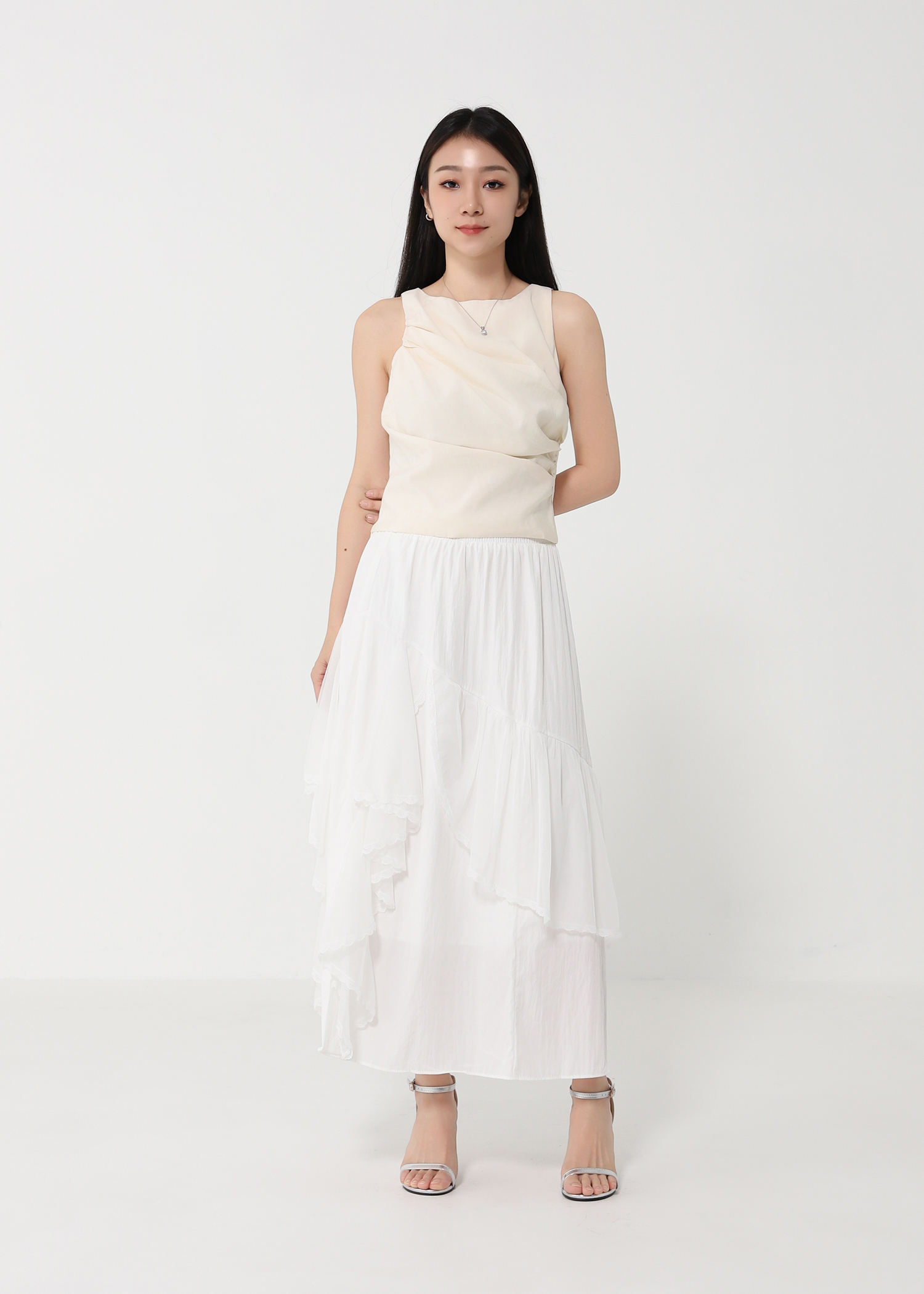 Layered Ruffles Skirt DJ156