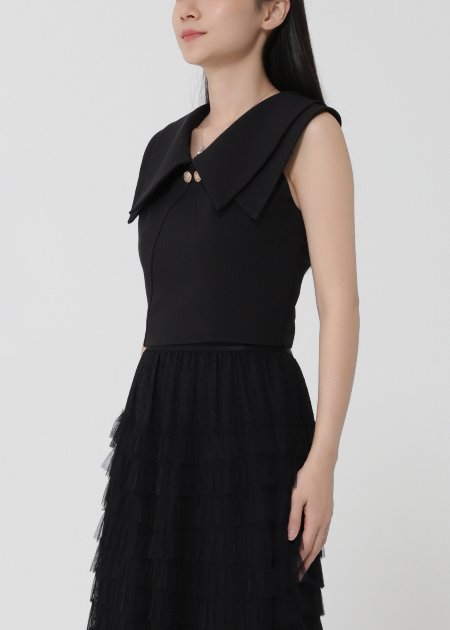 Elegant Net Layered Skirt DJ174