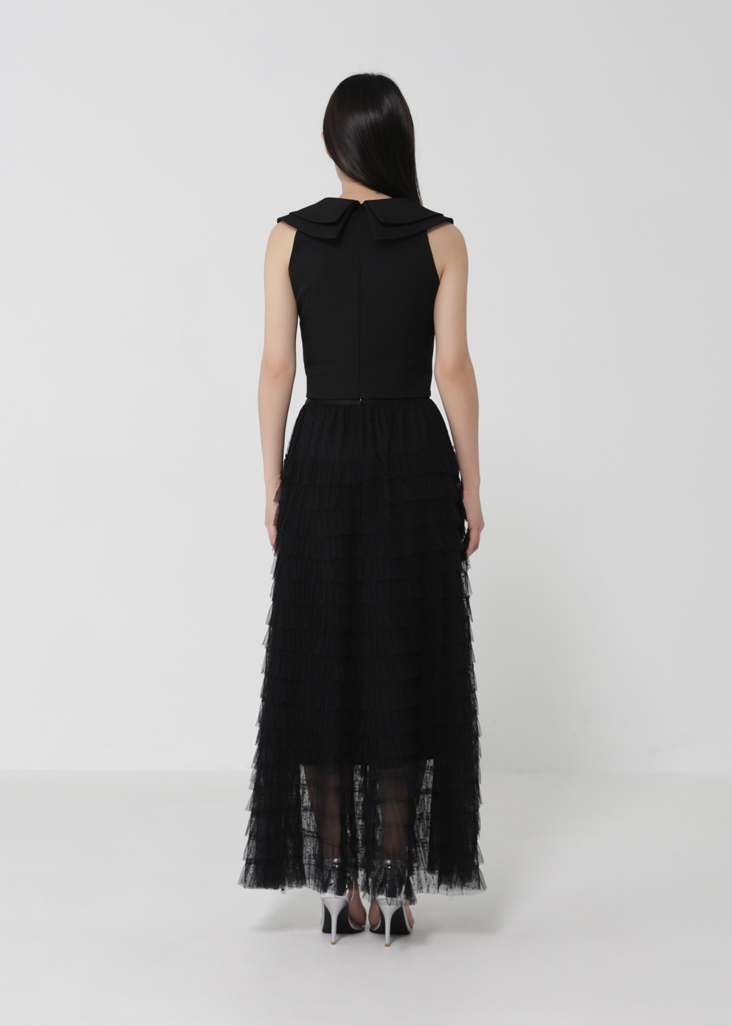 Elegant Net Layered Skirt DJ174