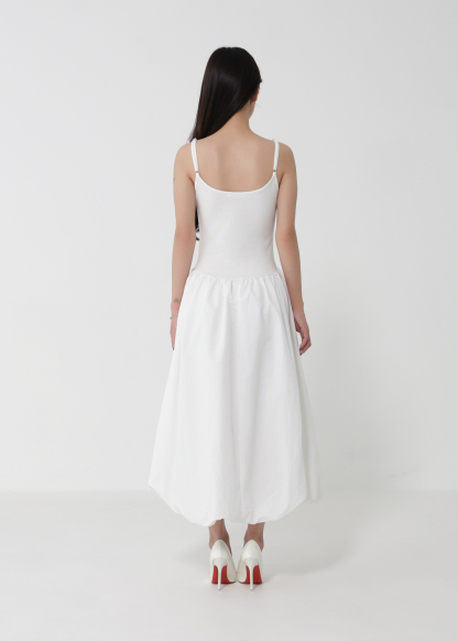 Flower Bubble Midi Dress DJ181