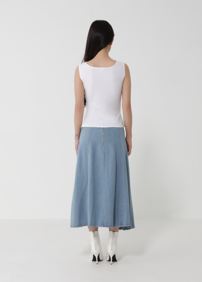 Sleeveless Ruched Waist Top DJ185
