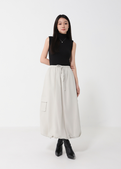 Bubble Drawstring Skirt DJ191