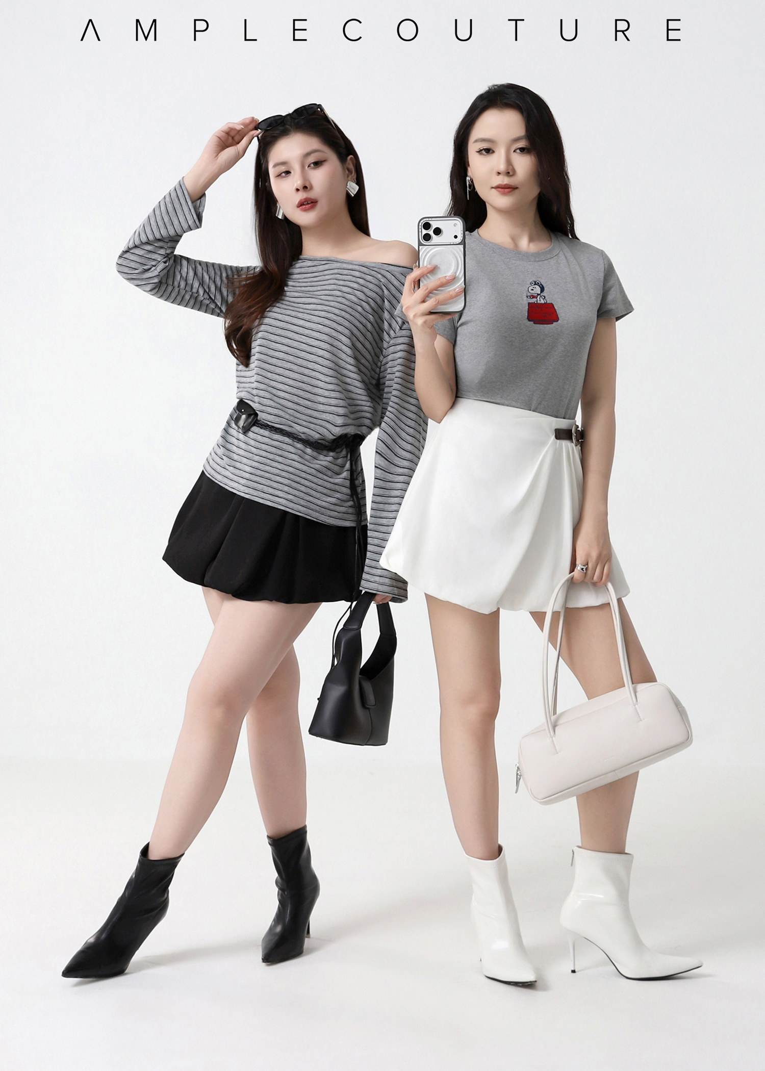 Buckle Bubble Skirt DJ226 – AMPLE COUTURE