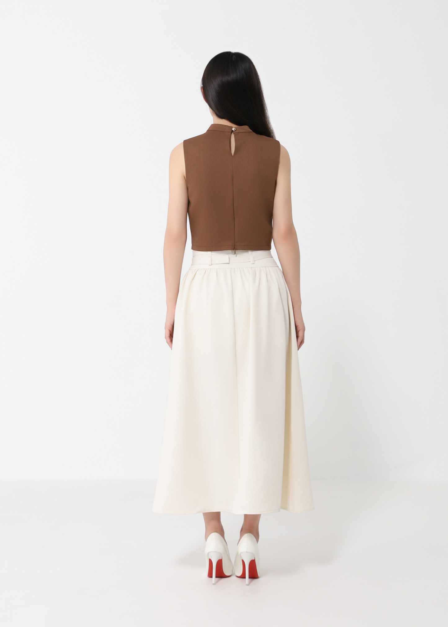 Side Split High Waist Skirt DJ199
