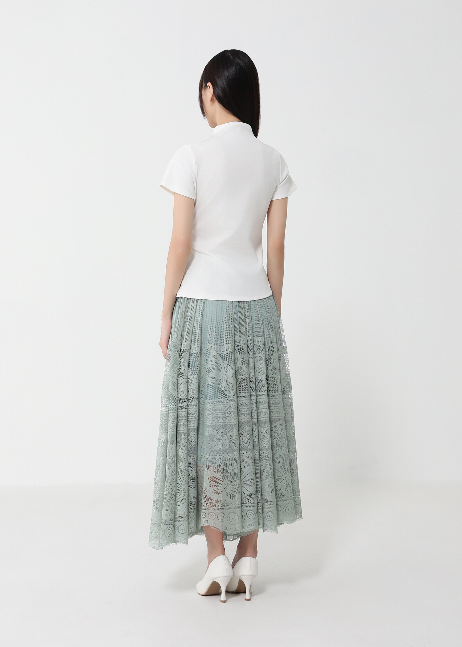 Vintage Lace Skirt DJ211
