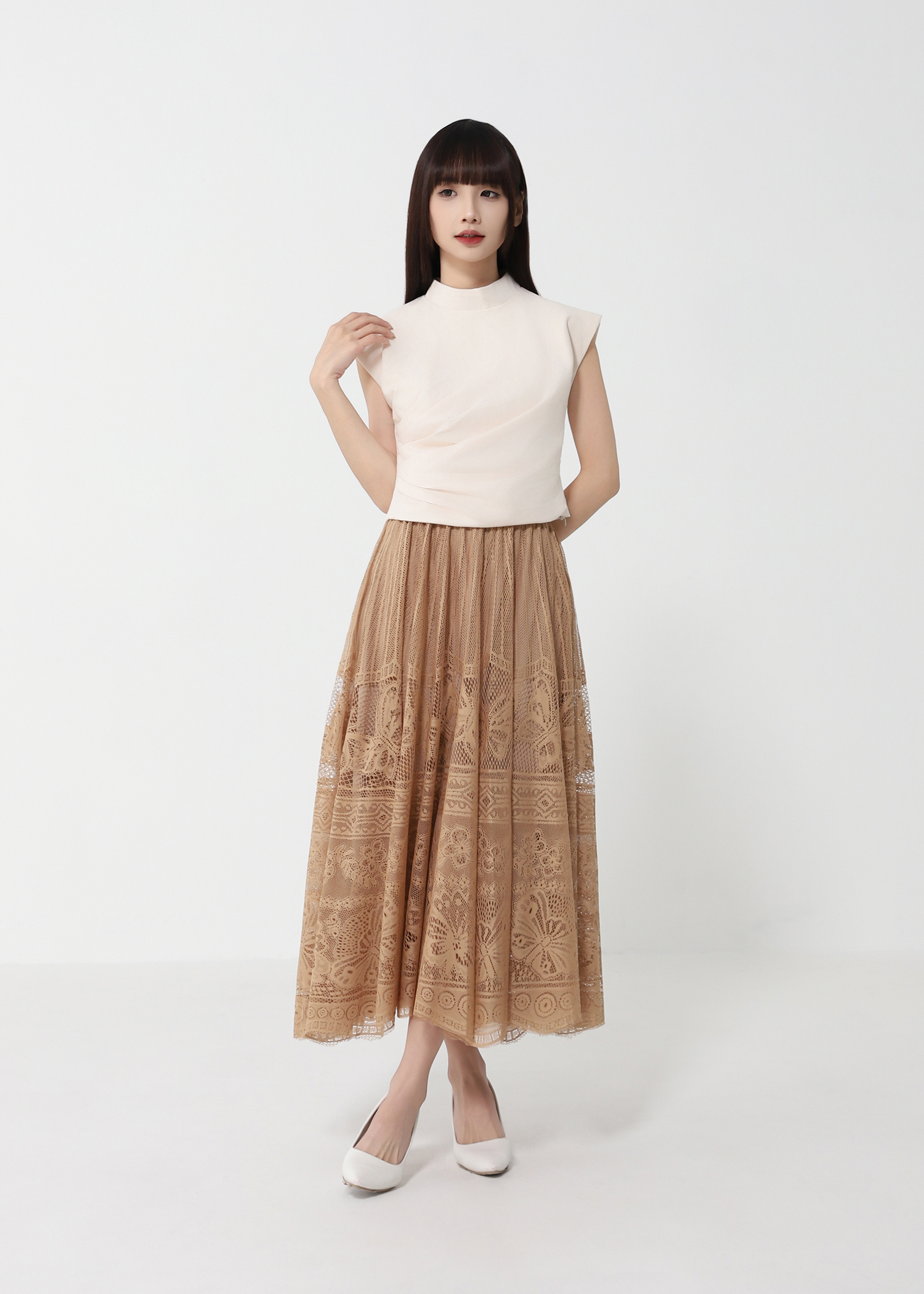 Vintage Lace Skirt DJ211