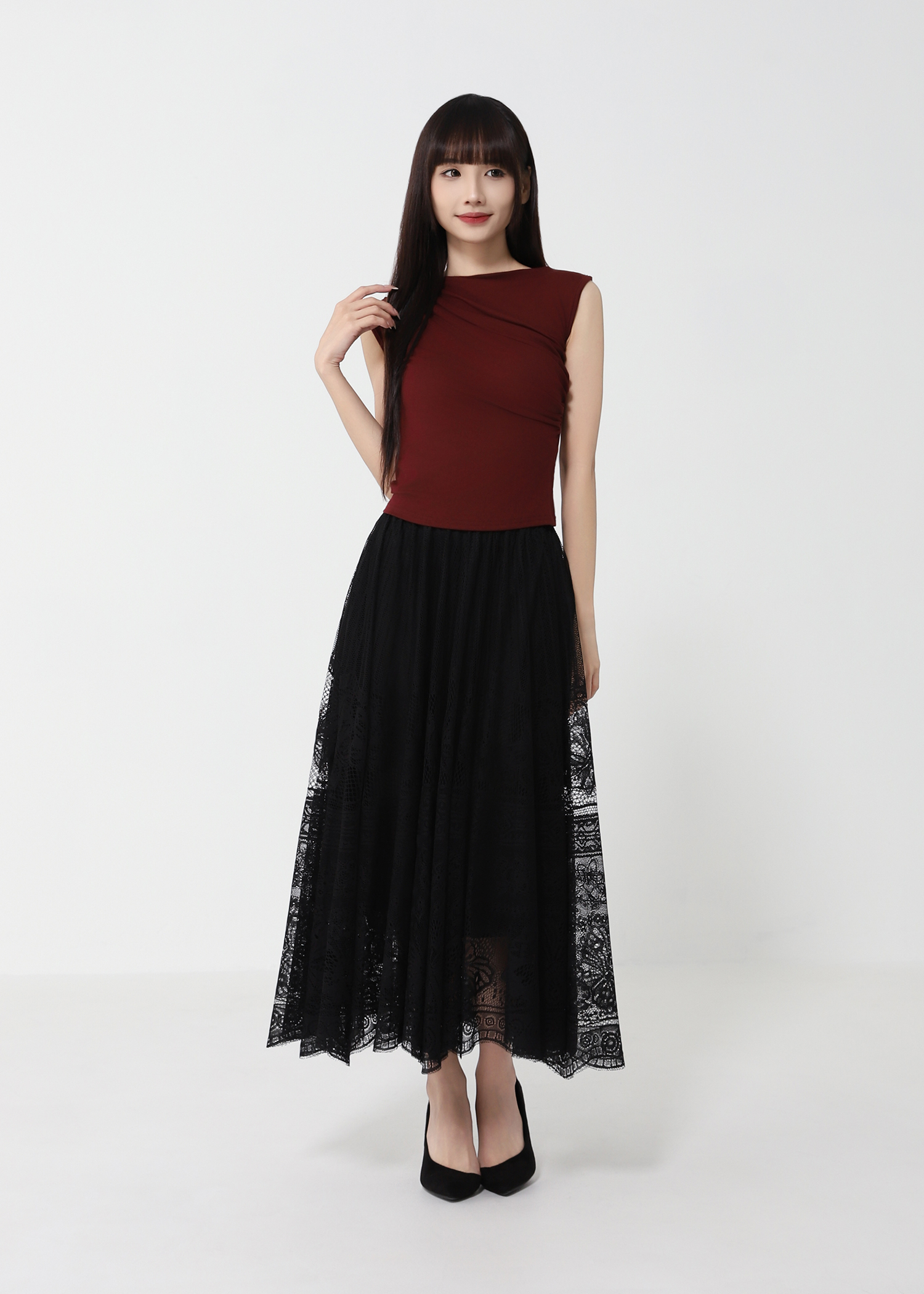 Vintage Lace Skirt DJ211