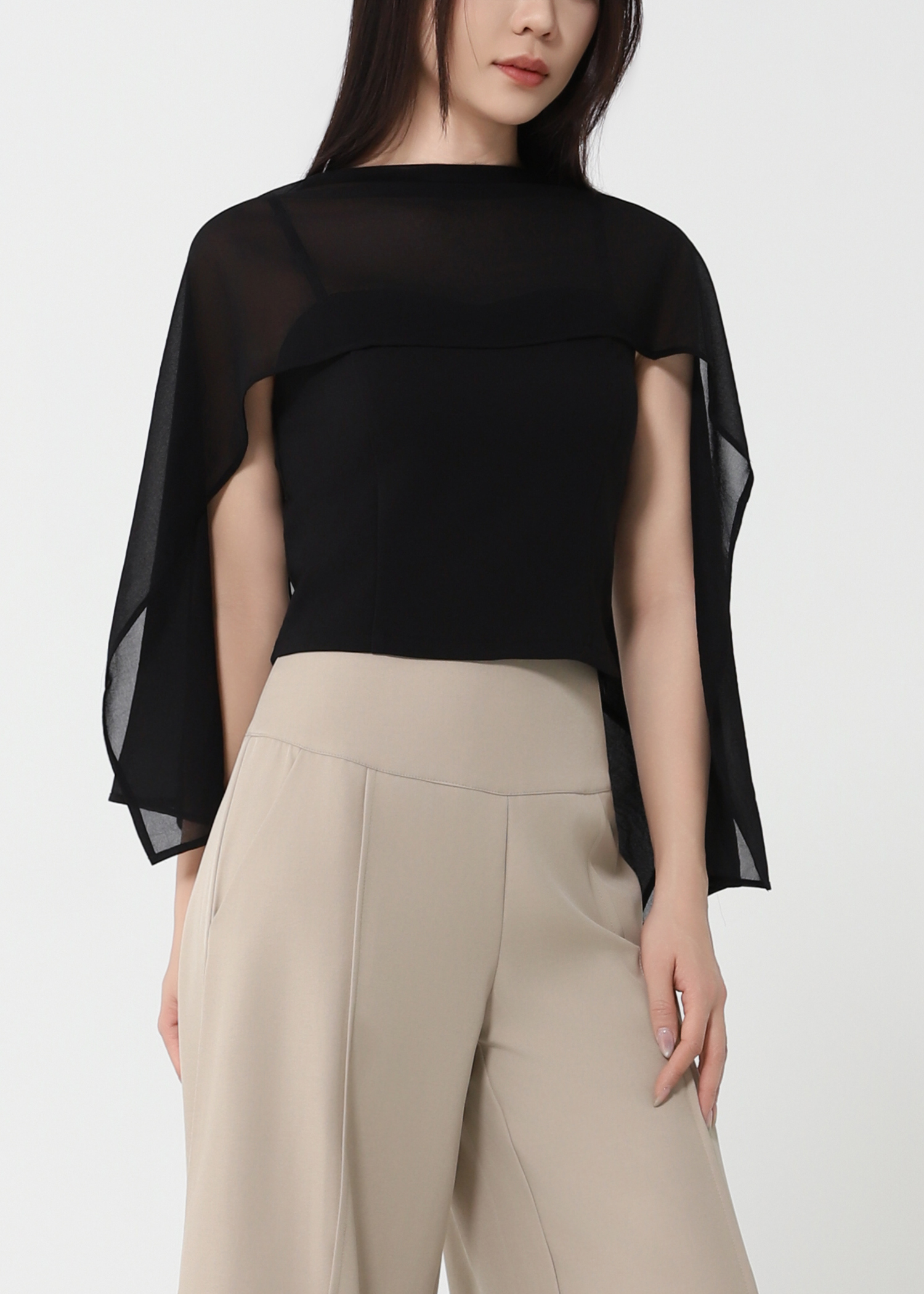 High Waist Wide Leg Long Pants DJ231