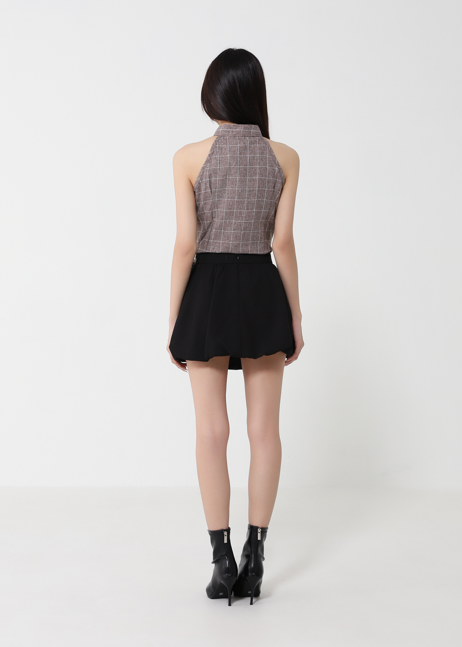 Buckle Bubble Skirt DJ226