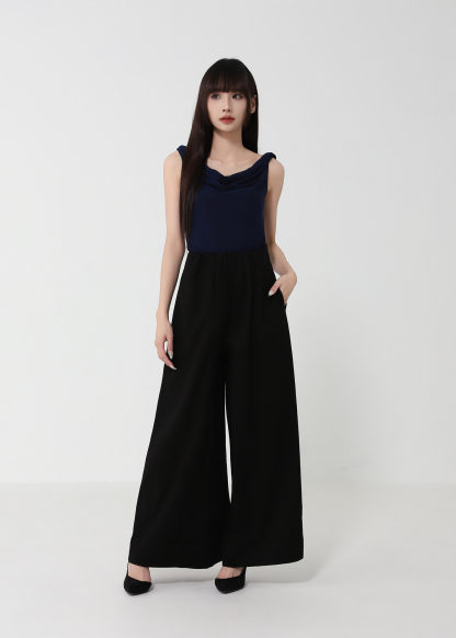 Cowl Neck Drape Top DJ230
