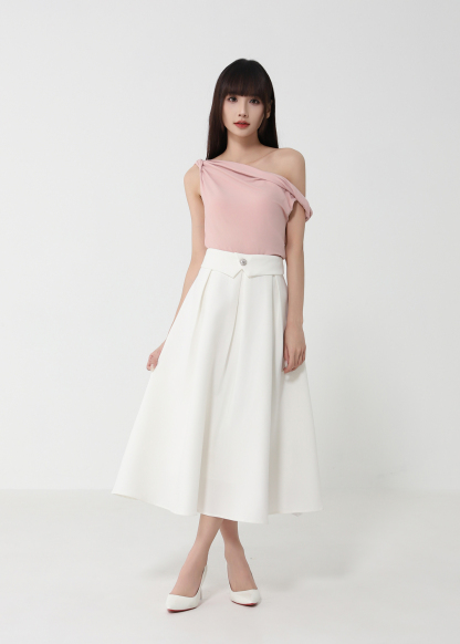 Cowl Neck Drape Top DJ230
