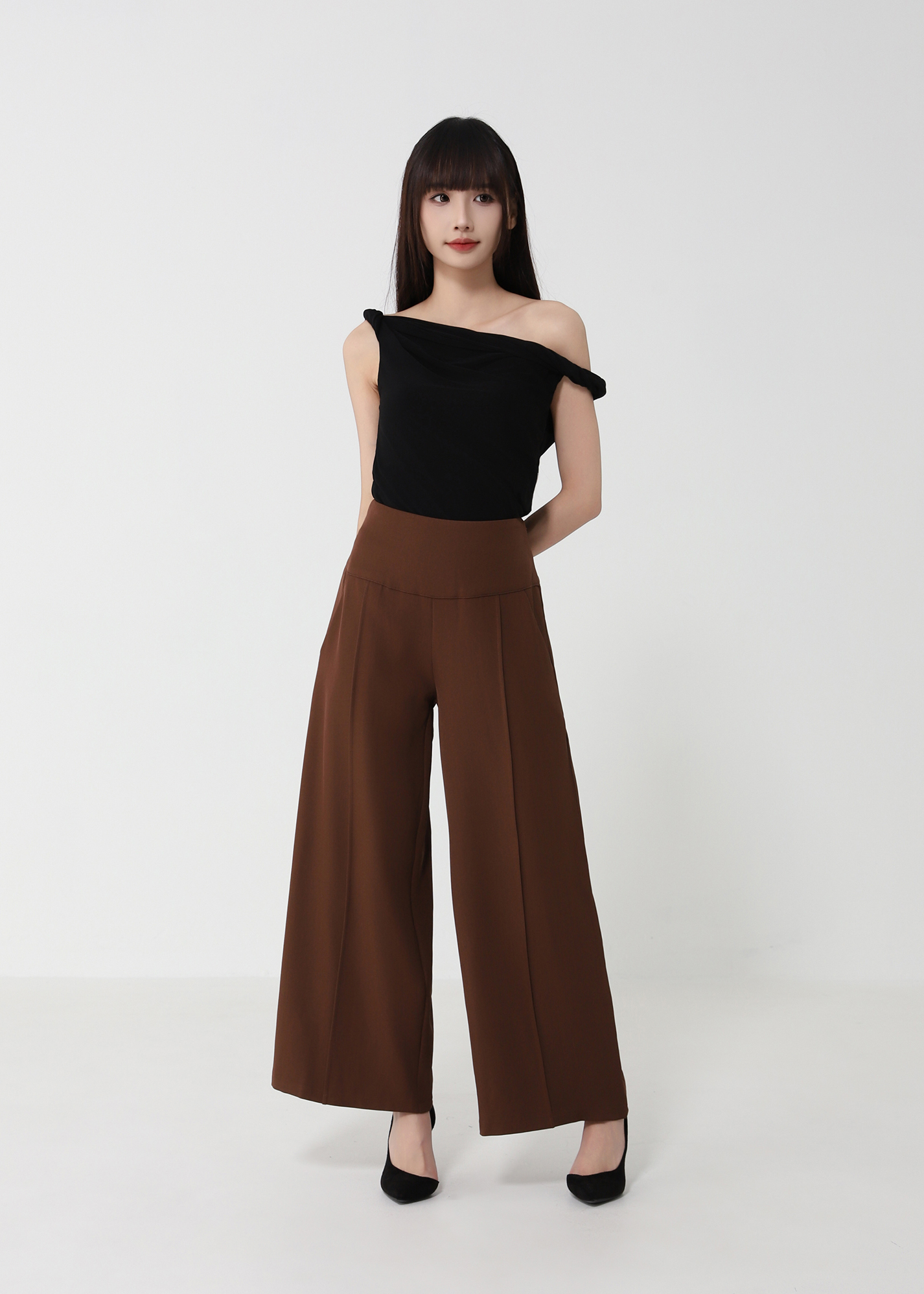 Cowl Neck Drape Top DJ230