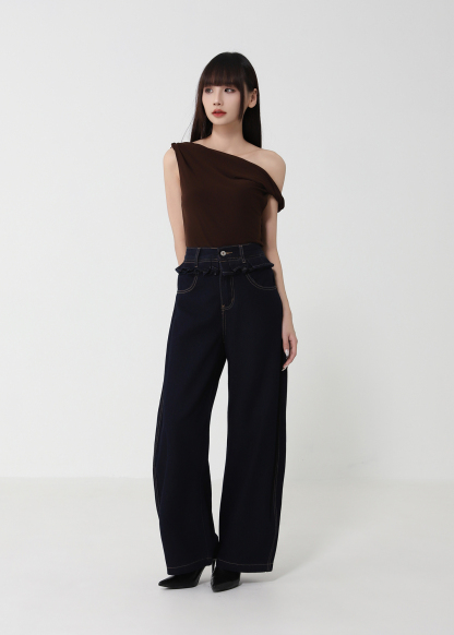 Cowl Neck Drape Top DJ230
