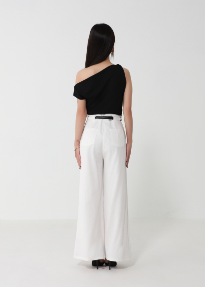 One Shoulder Drape Top DJ234