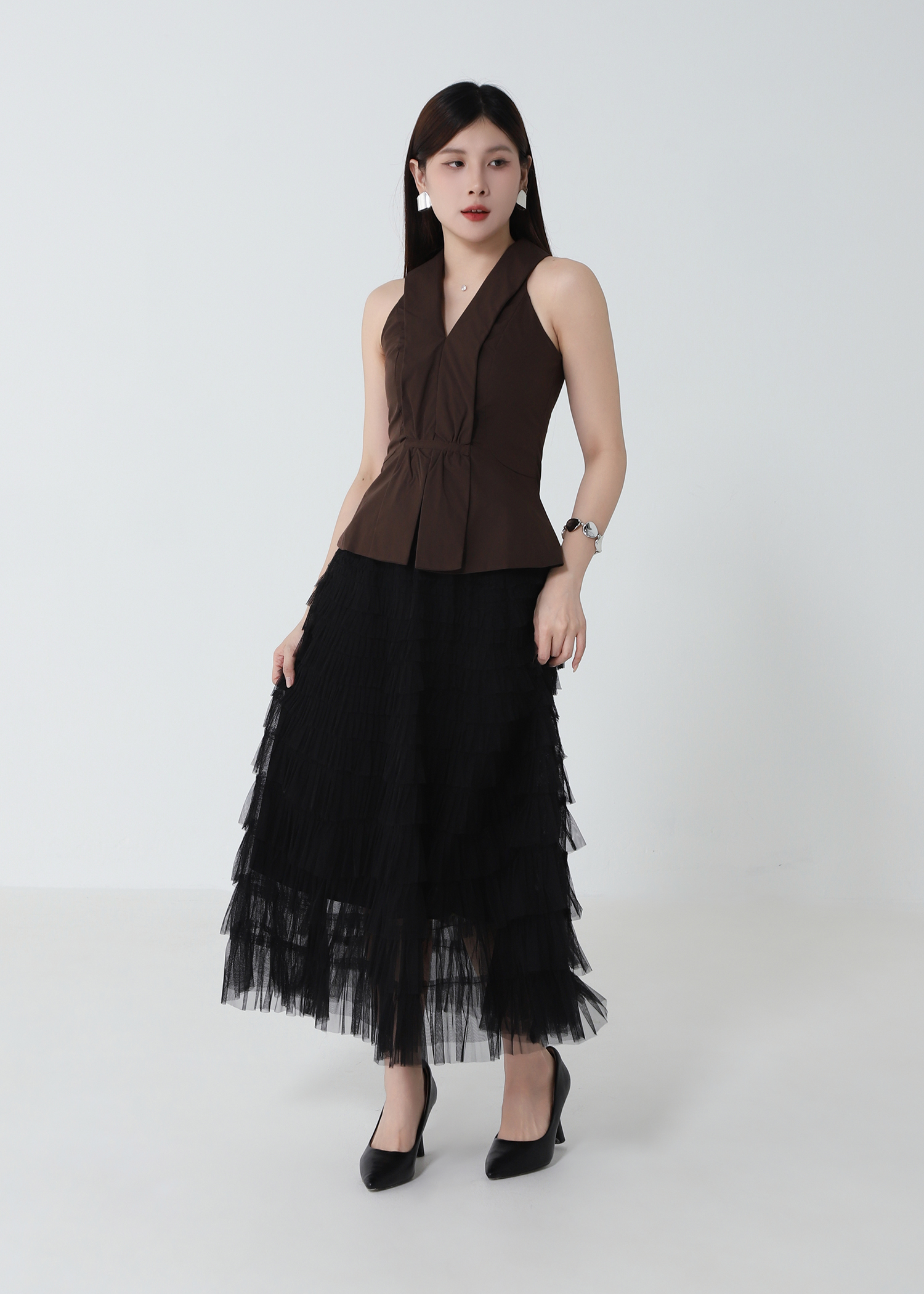 Elegant Wear Sleeveless Top DJ235