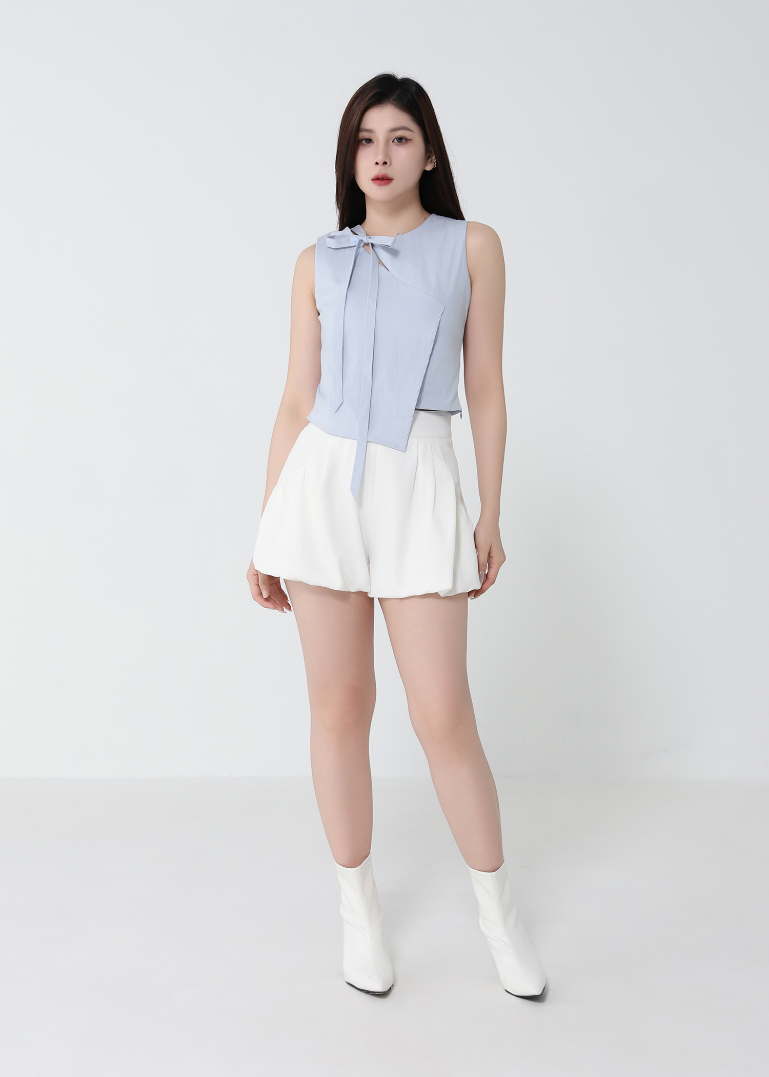 High Waist Bubble Short Pants DJ239