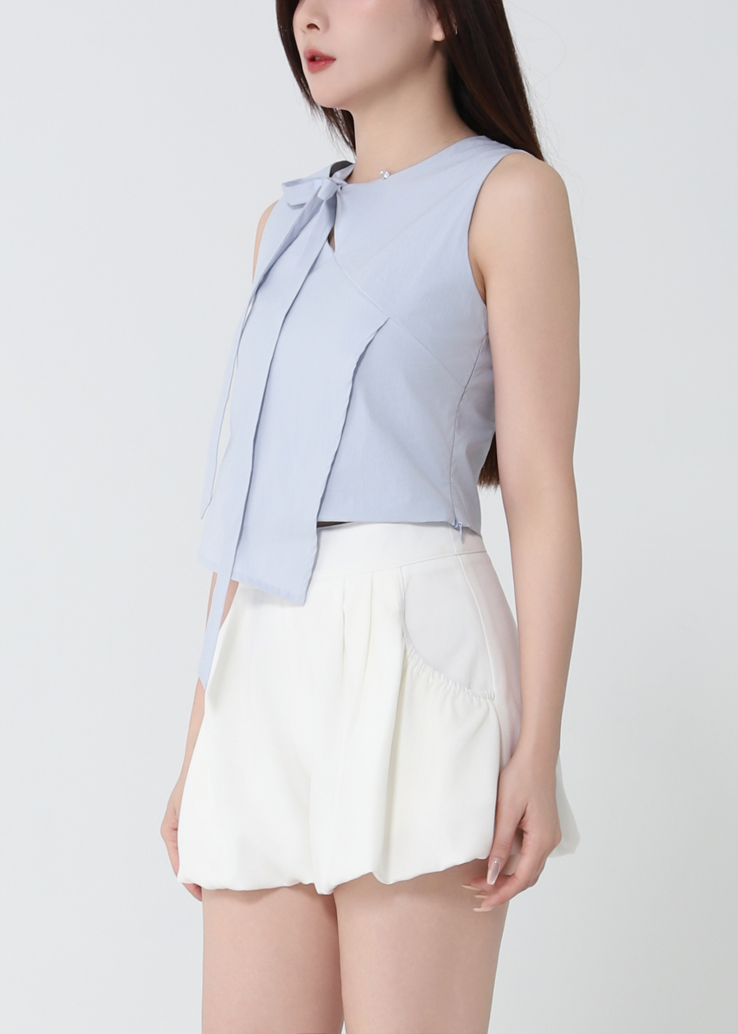High Waist Bubble Short Pants DJ239