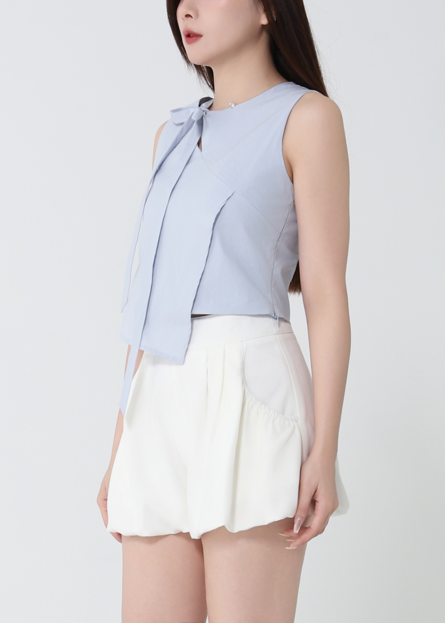 High Waist Bubble Short Pants DJ239