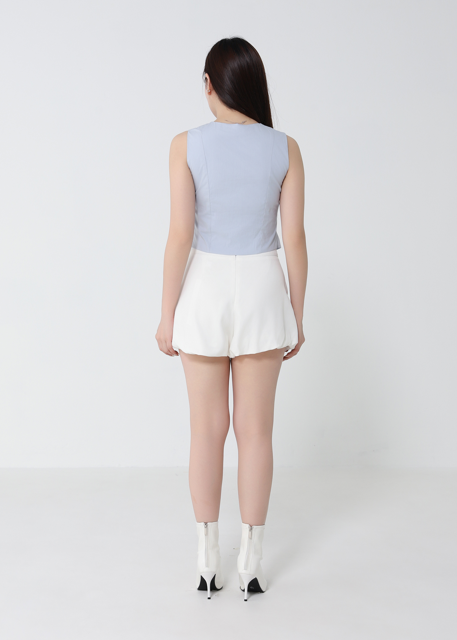 High Waist Bubble Short Pants DJ239
