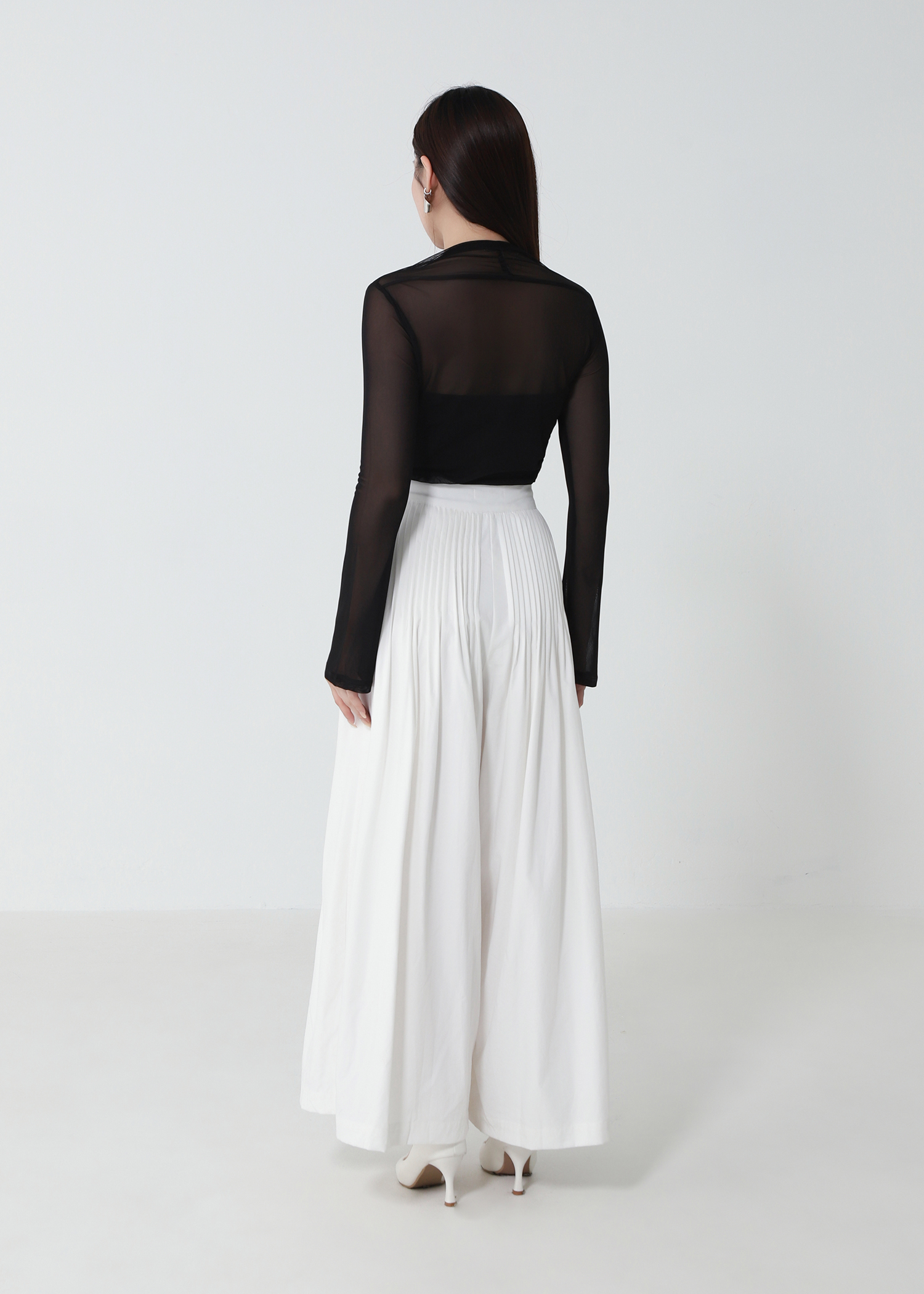 Fake Two Piece Net Top DJ243