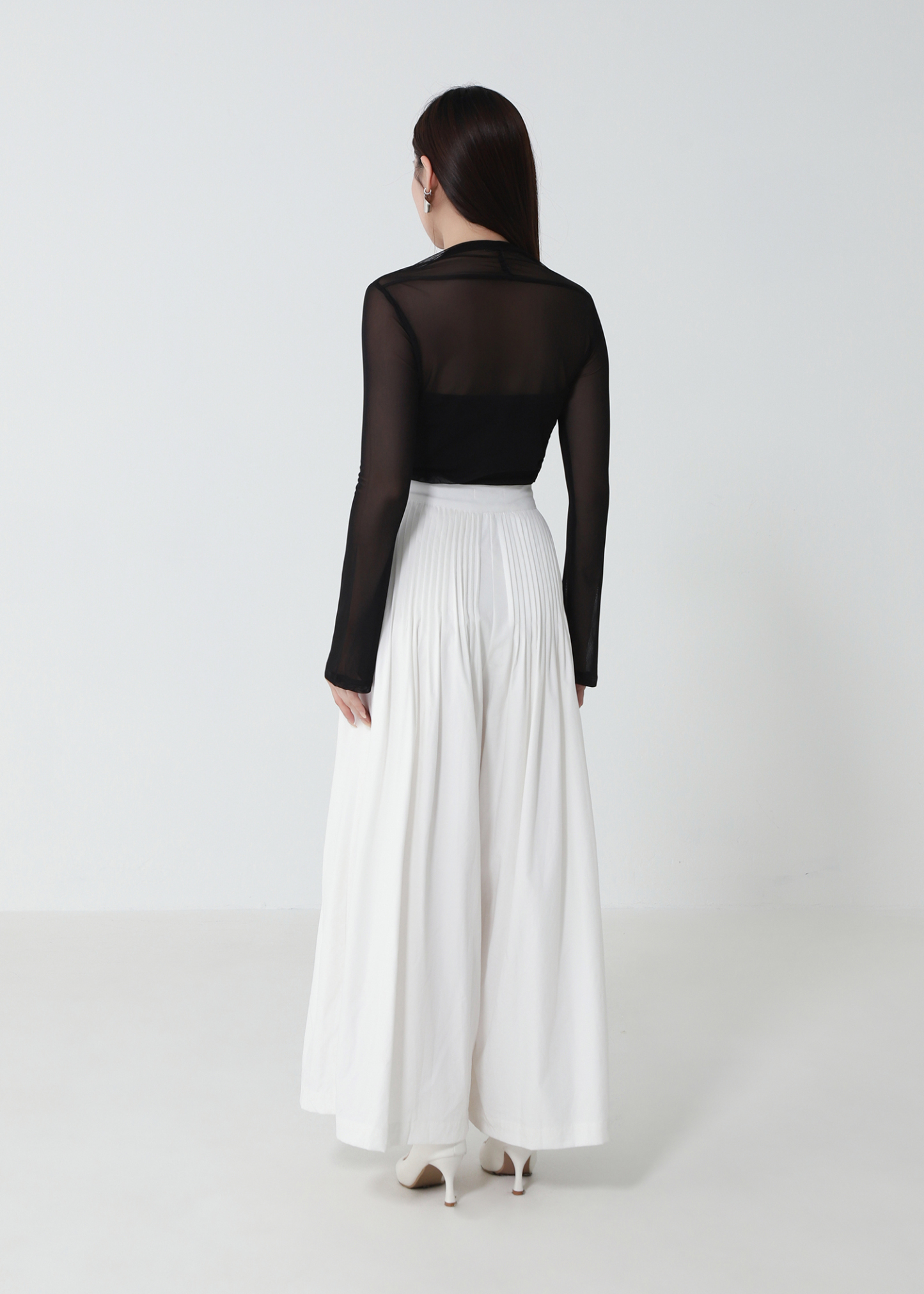 Fake Two Piece Net Top DJ243