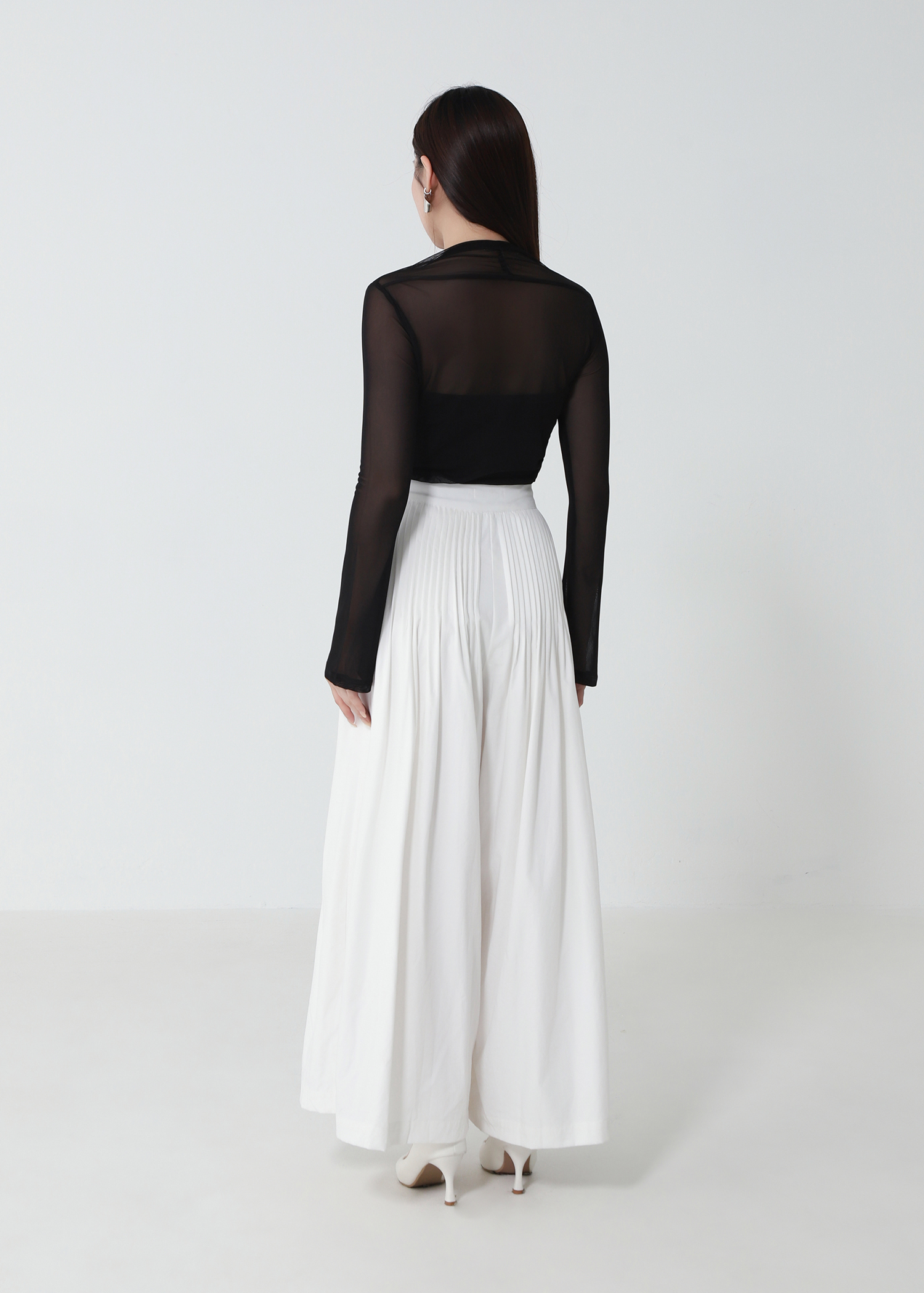 Fake Two Piece Net Top DJ243