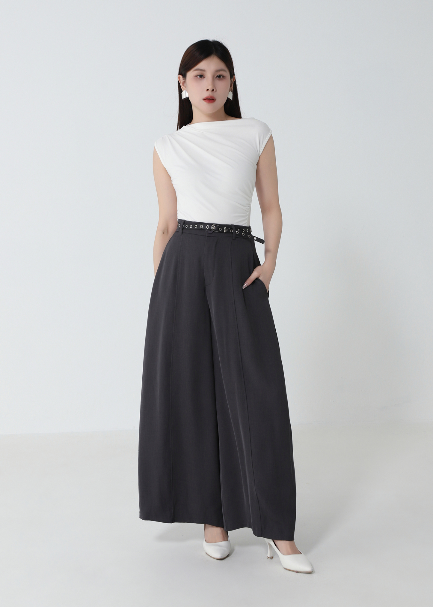 Formal Wear High Waist Long Pants DJ246