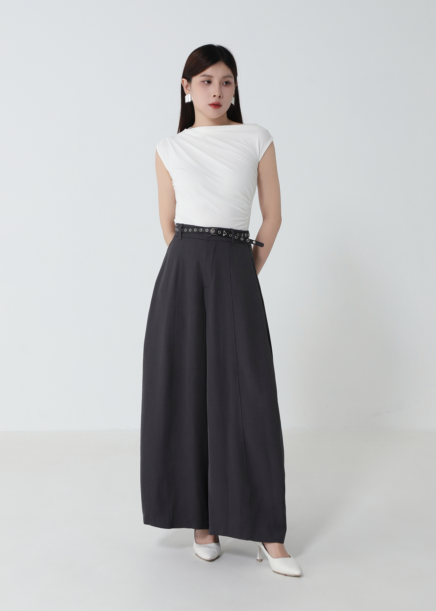 Formal Wear High Waist Long Pants DJ246