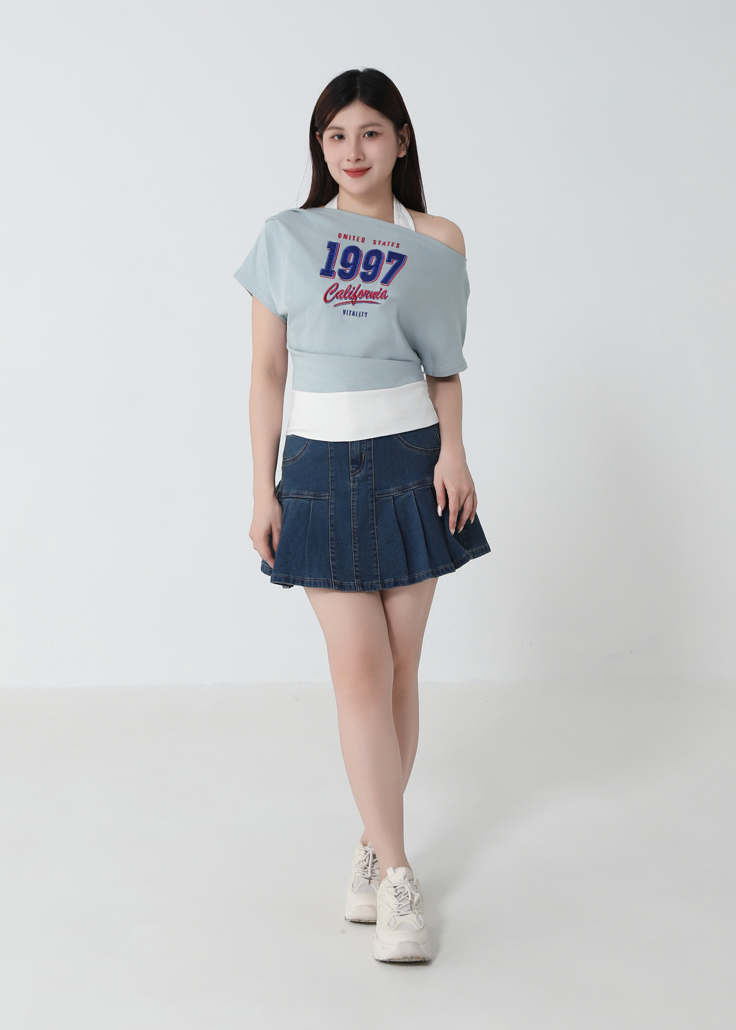 Fake Teo Piece Casual Wear Top DJ248