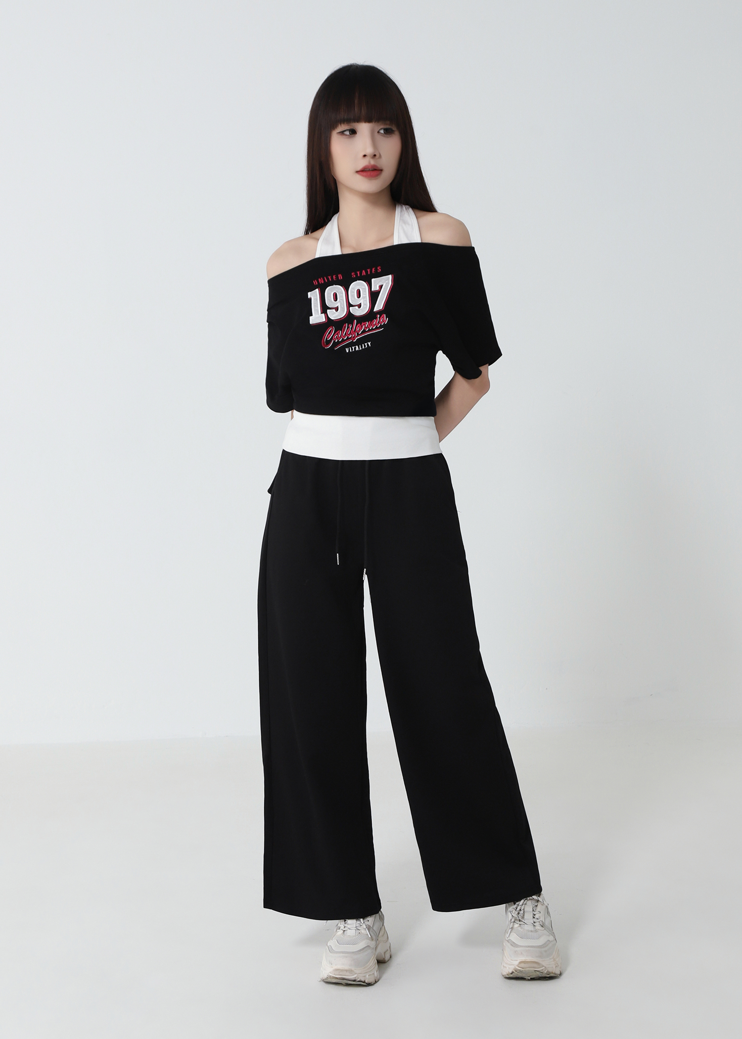Fake Teo Piece Casual Wear Top DJ248