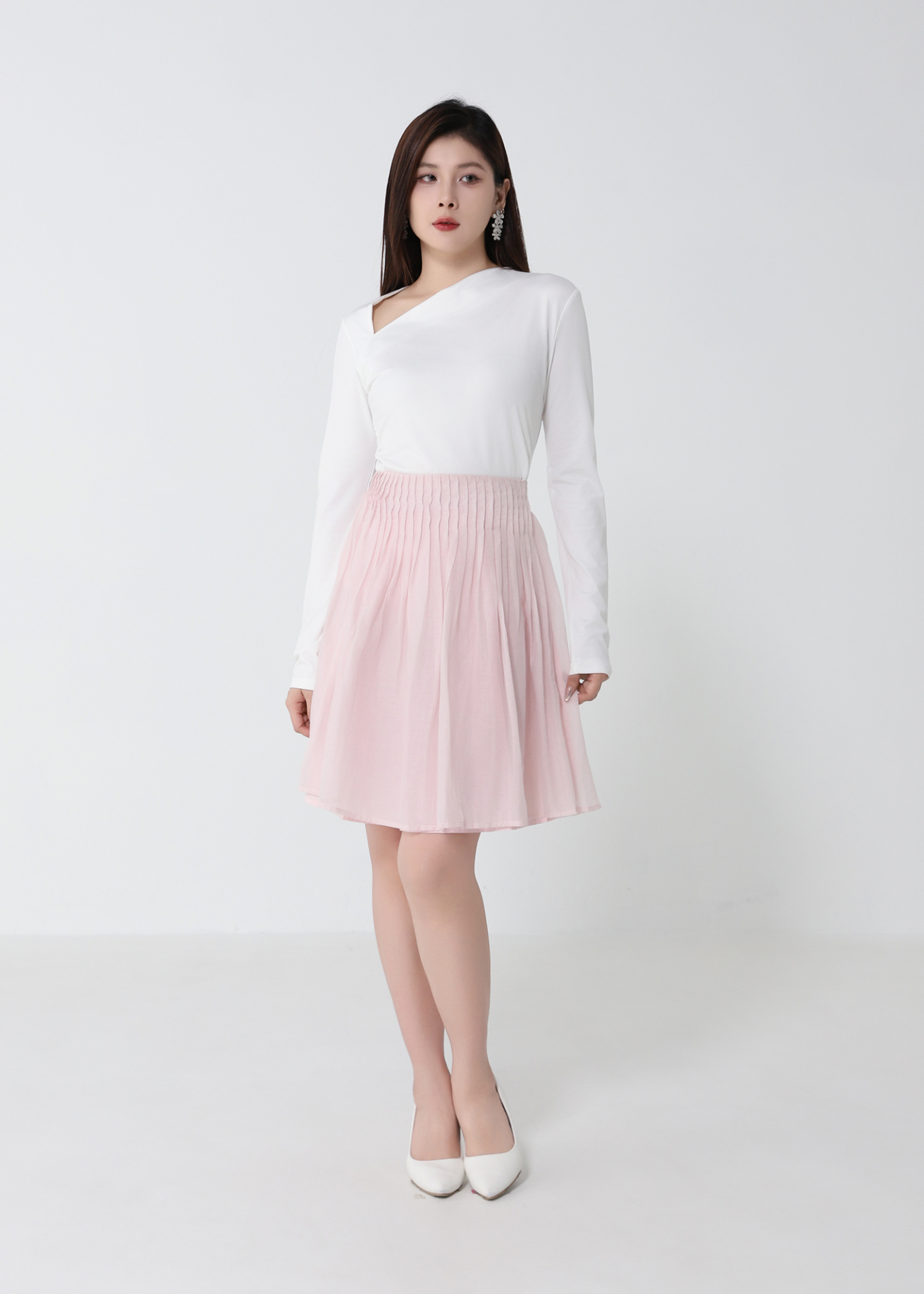 High Waist A Line Skirt DJ253